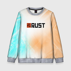 Свитшот детский RUST gradient, цвет: 3D-меланж