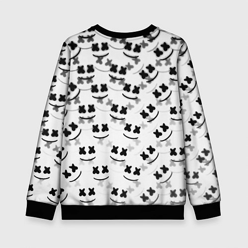Детский свитшот Marshmello dj pattern / 3D-Черный – фото 2