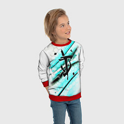 Свитшот детский Doom logo палач, цвет: 3D-красный — фото 2