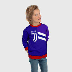 Свитшот детский Juventus sport geometry line, цвет: 3D-красный — фото 2