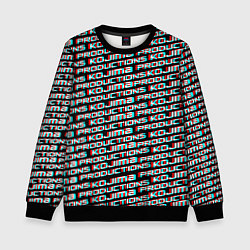 Свитшот детский Kojima game, цвет: 3D-черный