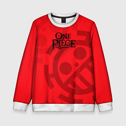 Свитшот детский One Piece Luffy Monkey D, цвет: 3D-белый