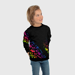 Свитшот детский Marshmello neon dj, цвет: 3D-черный — фото 2