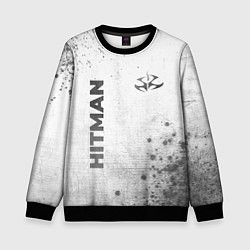 Свитшот детский Hitman - white gradient вертикально, цвет: 3D-черный