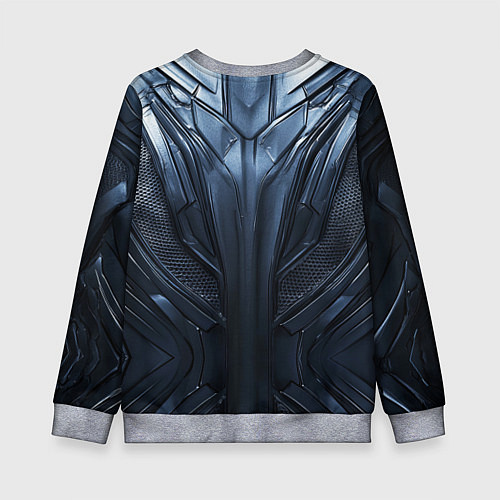 Детский свитшот Металлический карбон / 3D-Меланж – фото 2