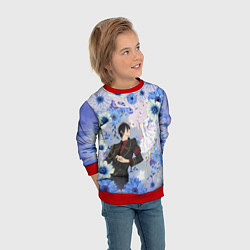 Свитшот детский Волшебница и злой офицер - Миллер и Мимори, цвет: 3D-красный — фото 2