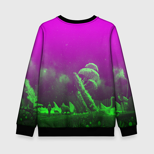 Детский свитшот Starfield space rpg / 3D-Черный – фото 2