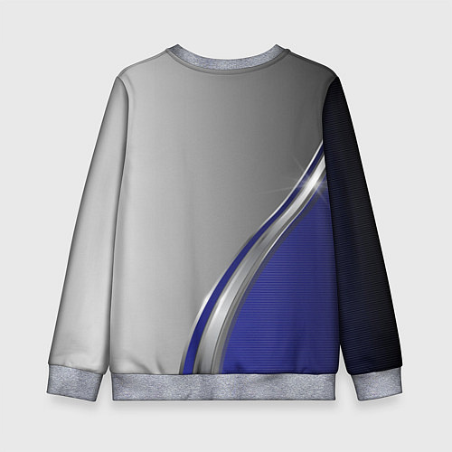 Детский свитшот Tesla abstraction auto / 3D-Меланж – фото 2