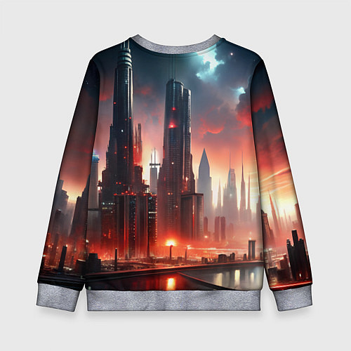 Детский свитшот Мгла Deadlock / 3D-Меланж – фото 2