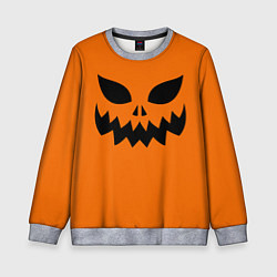 Детский свитшот Злая тыква верх
