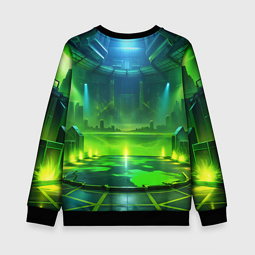 Детский свитшот Kelvin Deadlock / 3D-Черный – фото 2