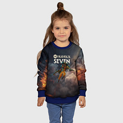 Свитшот детский Deadlock Seven, цвет: 3D-синий — фото 2