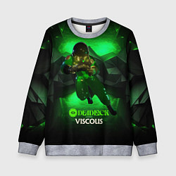 Свитшот детский Deadlock Viscous, цвет: 3D-меланж