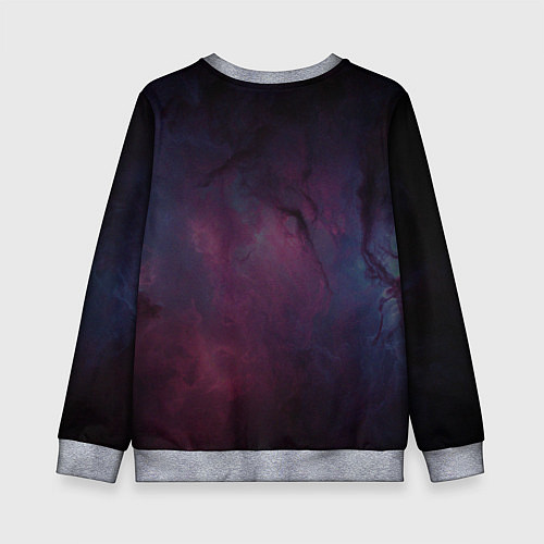 Детский свитшот Michael Jackson on the moon / 3D-Меланж – фото 2