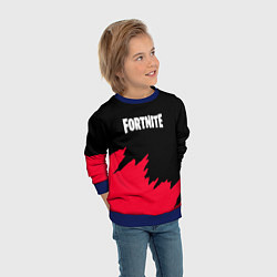 Свитшот детский Fortnite розовые краски, цвет: 3D-синий — фото 2