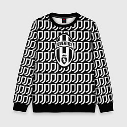 Свитшот детский Juventus fc pattern, цвет: 3D-черный