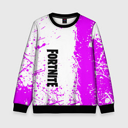 Детский свитшот Fortnite pink color