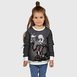 Свитшот детский Восставший из ада - Мультфильм, цвет: 3D-белый — фото 2