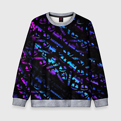 Свитшот детский Marshmello neon club, цвет: 3D-меланж