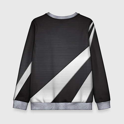 Детский свитшот BMW sport line geometry steel / 3D-Меланж – фото 2