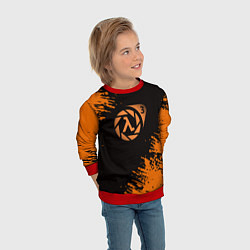 Свитшот детский Half life 3 краски оранжевые, цвет: 3D-красный — фото 2