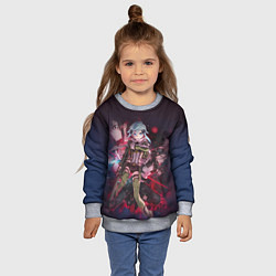 Свитшот детский Мастера меча онлайн - Призрачная пуля, цвет: 3D-меланж — фото 2