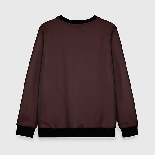 Детский свитшот Змея ёлка новогодняя / 3D-Черный – фото 2