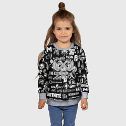 Свитшот детский Киберсорт Россия герб, цвет: 3D-меланж — фото 2