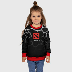 Свитшот детский DOTA2 земля, цвет: 3D-красный — фото 2