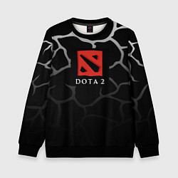 Свитшот детский DOTA2 земля, цвет: 3D-черный