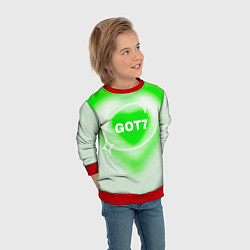 Свитшот детский Got7 сердце, цвет: 3D-красный — фото 2