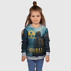 Свитшот детский Stalker 2 зараженная зона, цвет: 3D-меланж — фото 2