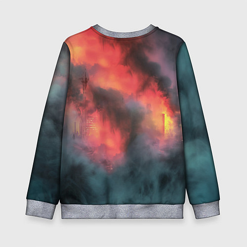 Детский свитшот Stalker 2 радиоактивный фон / 3D-Меланж – фото 2