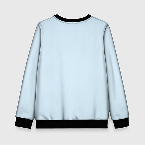 Детский свитшот Рик и Морти снег - бабочка / 3D-Черный – фото 2