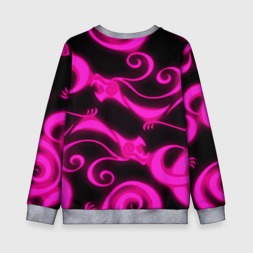 Детский свитшот Sleeping dogs japan gta dragon / 3D-Меланж – фото 2