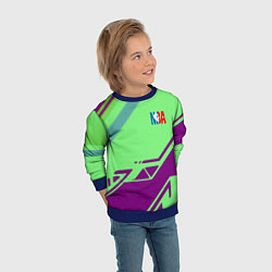 Свитшот детский NBA geometry sport, цвет: 3D-синий — фото 2
