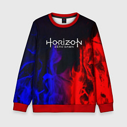 Свитшот детский Horizon: Zero Dawn flame steel, цвет: 3D-красный