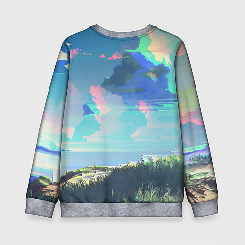 Детский свитшот Horizon: Zero Dawn game steel / 3D-Меланж – фото 2