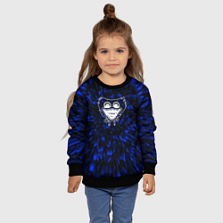 Свитшот детский Poppy Playtime blue energy, цвет: 3D-черный — фото 2