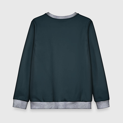 Детский свитшот Куда я туда и он - Мандалорец / 3D-Меланж – фото 2