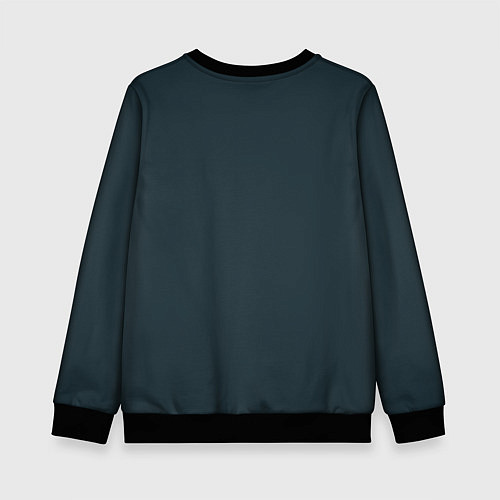 Детский свитшот Куда я туда и он - Мандалорец / 3D-Черный – фото 2