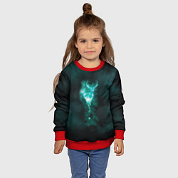 Свитшот детский  Patronus deer, цвет: 3D-красный — фото 2