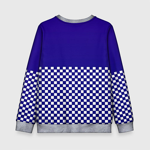 Детский свитшот Cyberpunk 2077 клетка / 3D-Меланж – фото 2