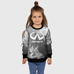 Свитшот детский Infiniti - grey gradient, цвет: 3D-черный — фото 2