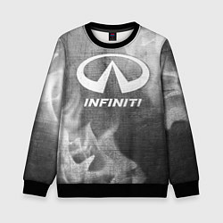 Свитшот детский Infiniti - grey gradient, цвет: 3D-черный