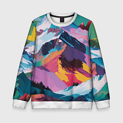 Детский свитшот Горы краски