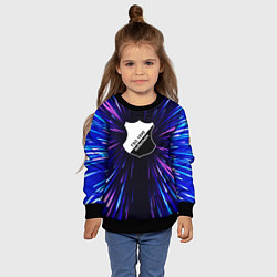 Свитшот детский Hoffenheim neon energy, цвет: 3D-черный — фото 2