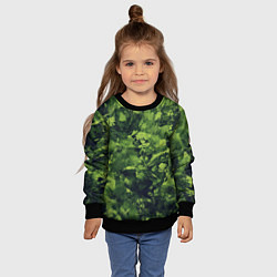 Свитшот детский Камуфляж армейский зеленый, цвет: 3D-черный — фото 2