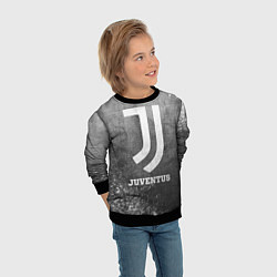 Свитшот детский Juventus - grey gradient, цвет: 3D-черный — фото 2