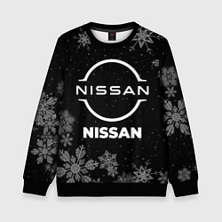 Свитшот детский Снежный Nissan, цвет: 3D-черный